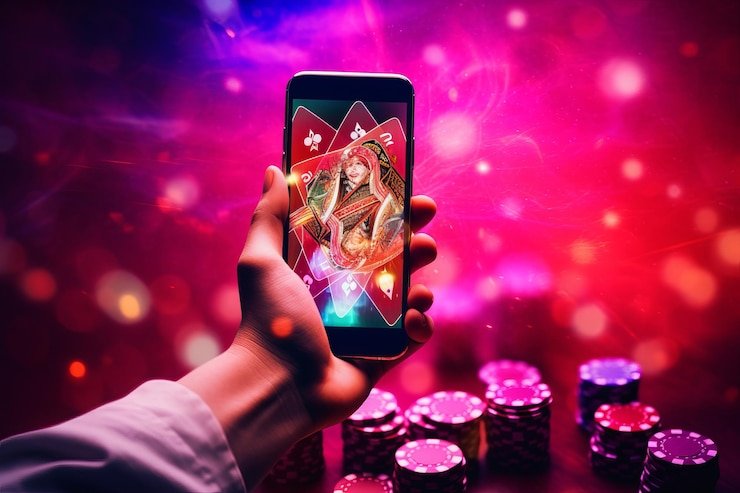 Dealer bursa303 memegang kartu Dragon Tiger dengan kamera HD multi-angle studio